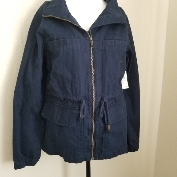 New Women's Navy Women's Jacket Size S - Picture 2 of 7
